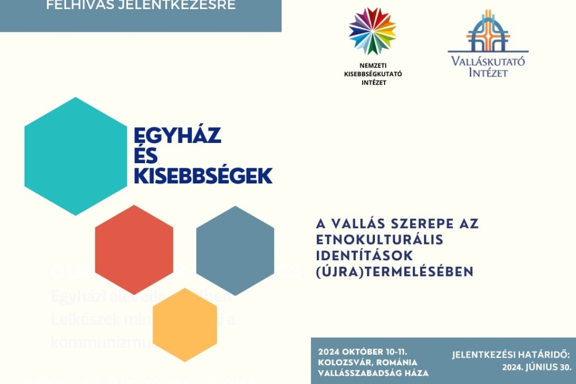 Konferenciafelhívás – a vallás szerepe az etnokulturális identitások (újra)termelésében